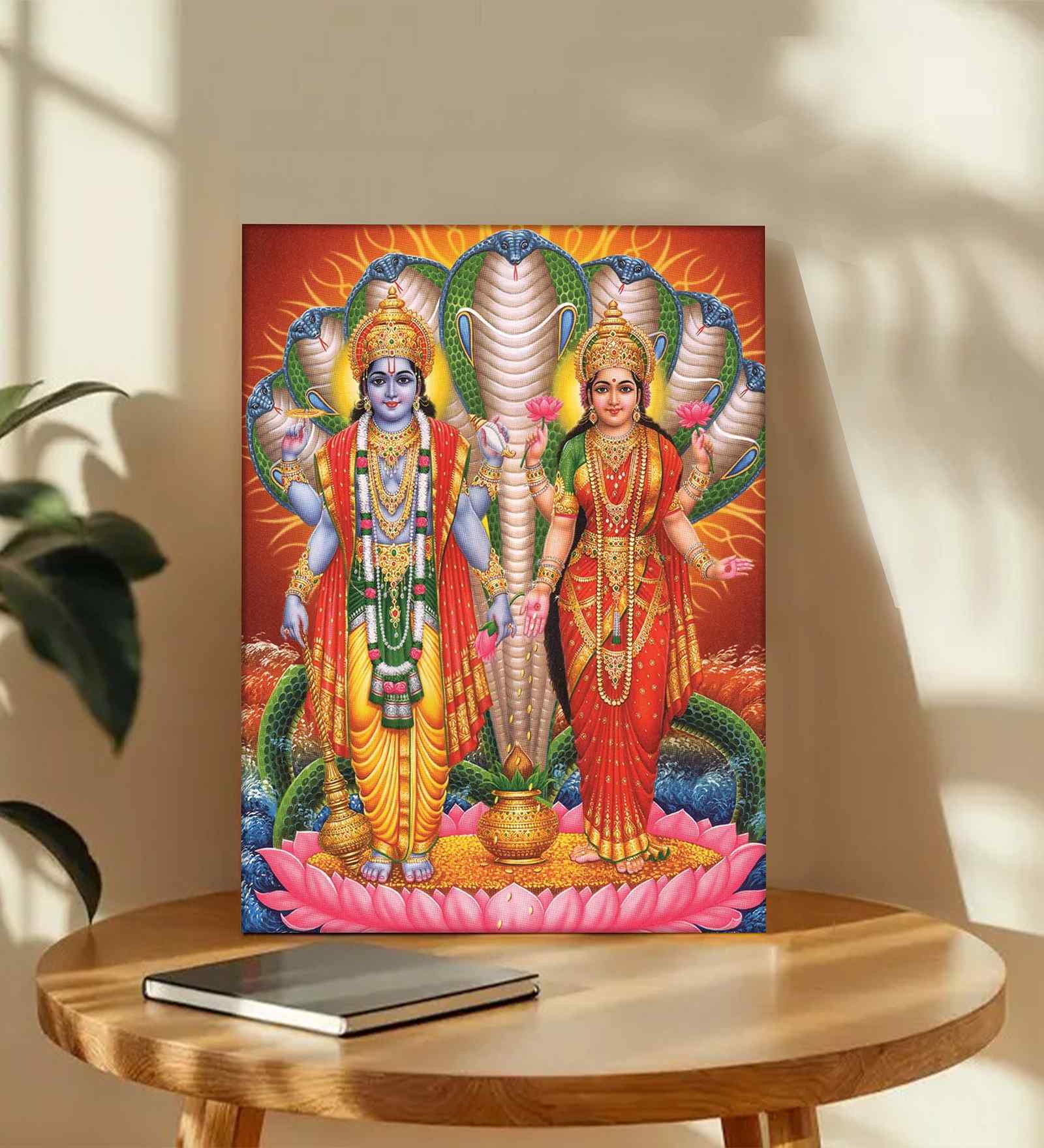 (1Pc) Multicolour Canvas Hindu Spiritual Wall Art