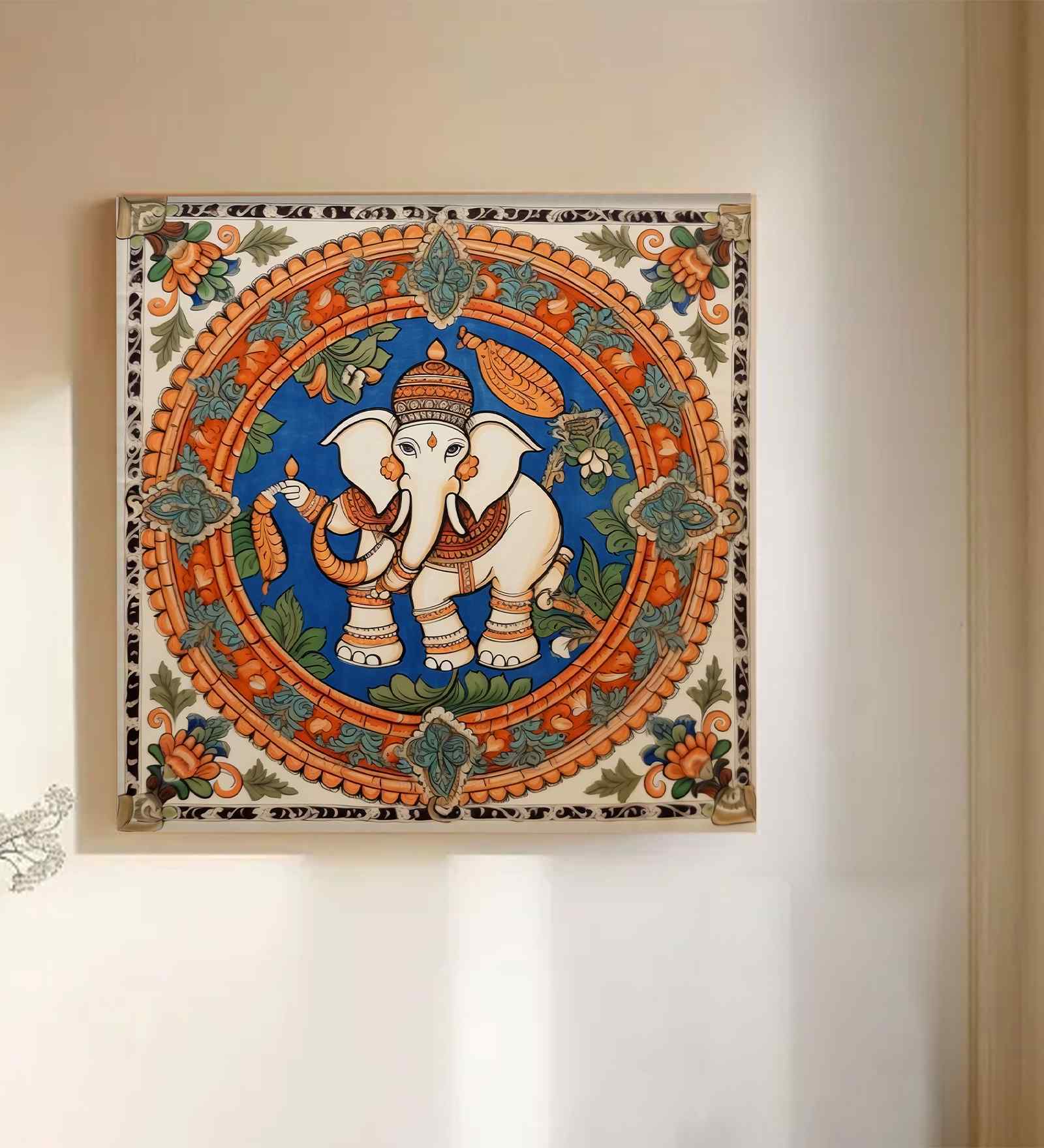 (1Pc) Multicolour Canvas Hindu Spiritual Wall Art