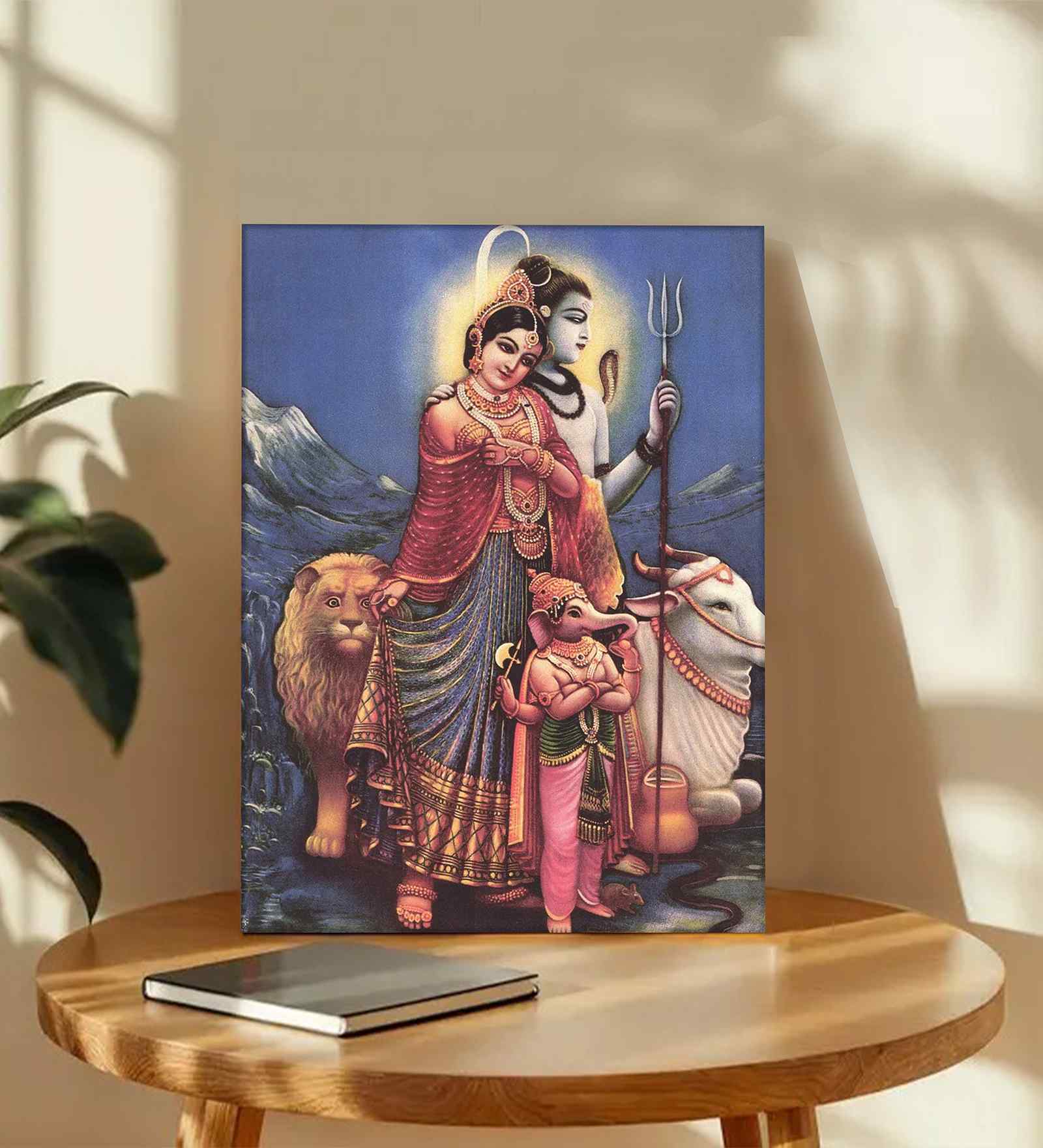 (1Pc) Multicolour Canvas Hindu Spiritual Wall Art