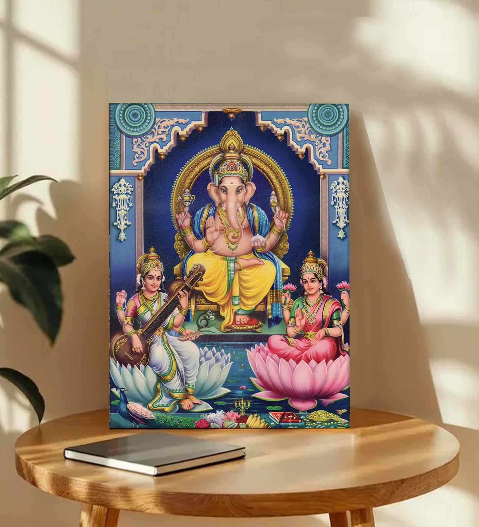 (1Pc) Multicolour Canvas Hindu Spiritual Wall Art