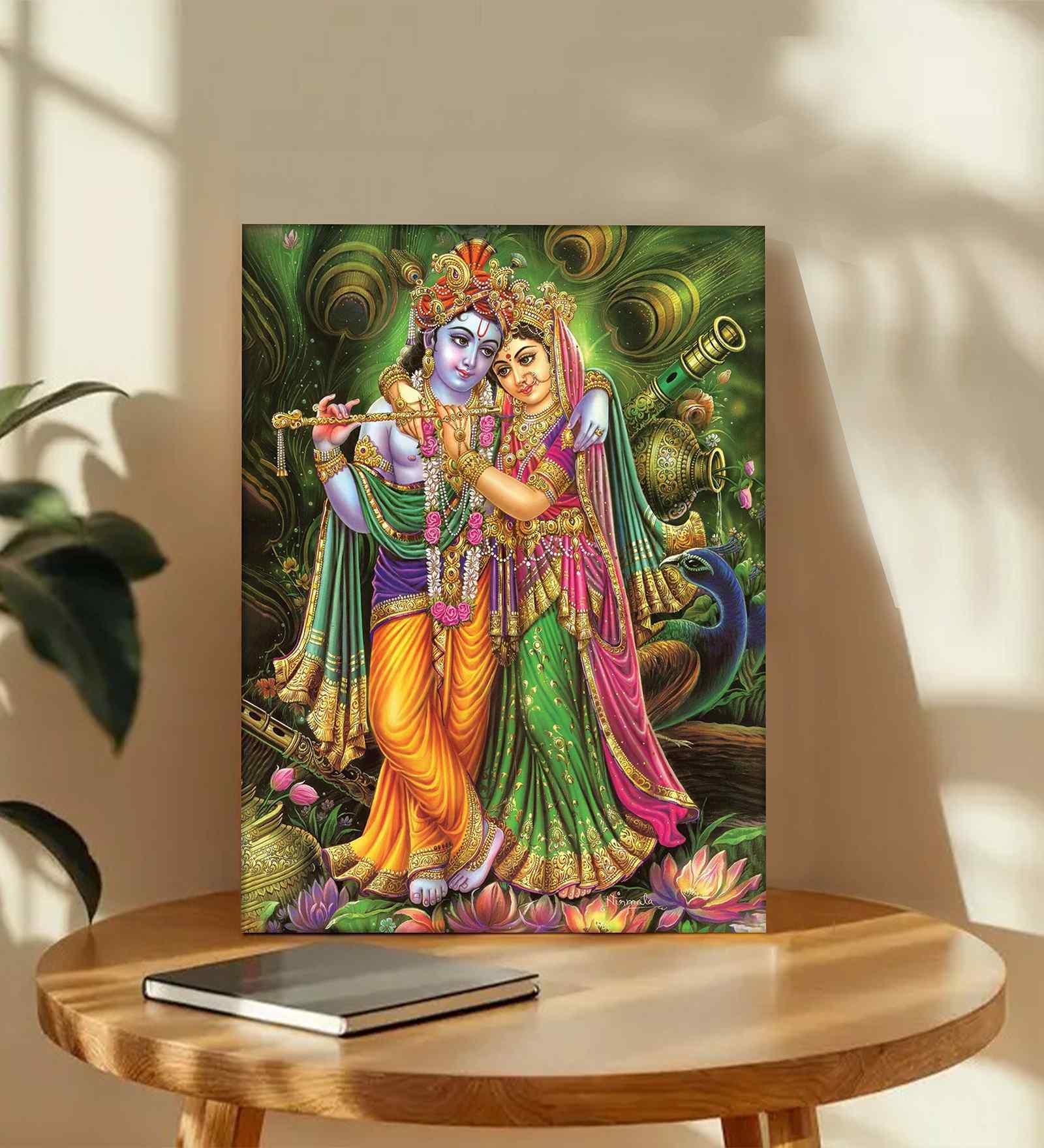 (1Pc) Multicolour Canvas Hindu Spiritual Wall Art