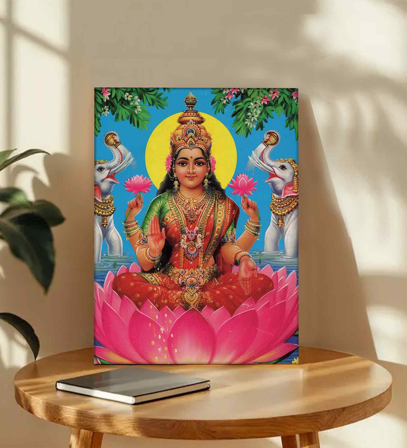 (1Pc) Multicolour Canvas Hindu Spiritual Wall Art