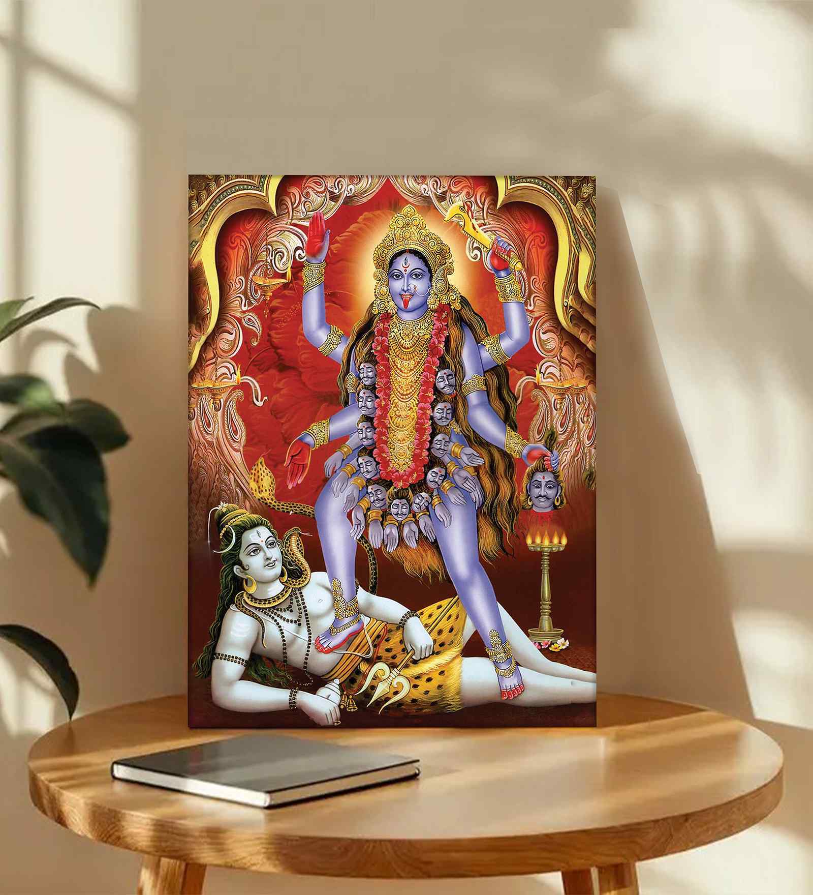 (1Pc) Multicolour Canvas Hindu Spiritual Wall Art