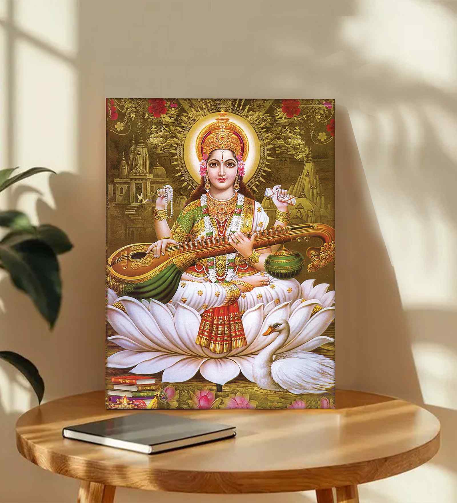 (1Pc) Multicolour Canvas Hindu Spiritual Wall Art