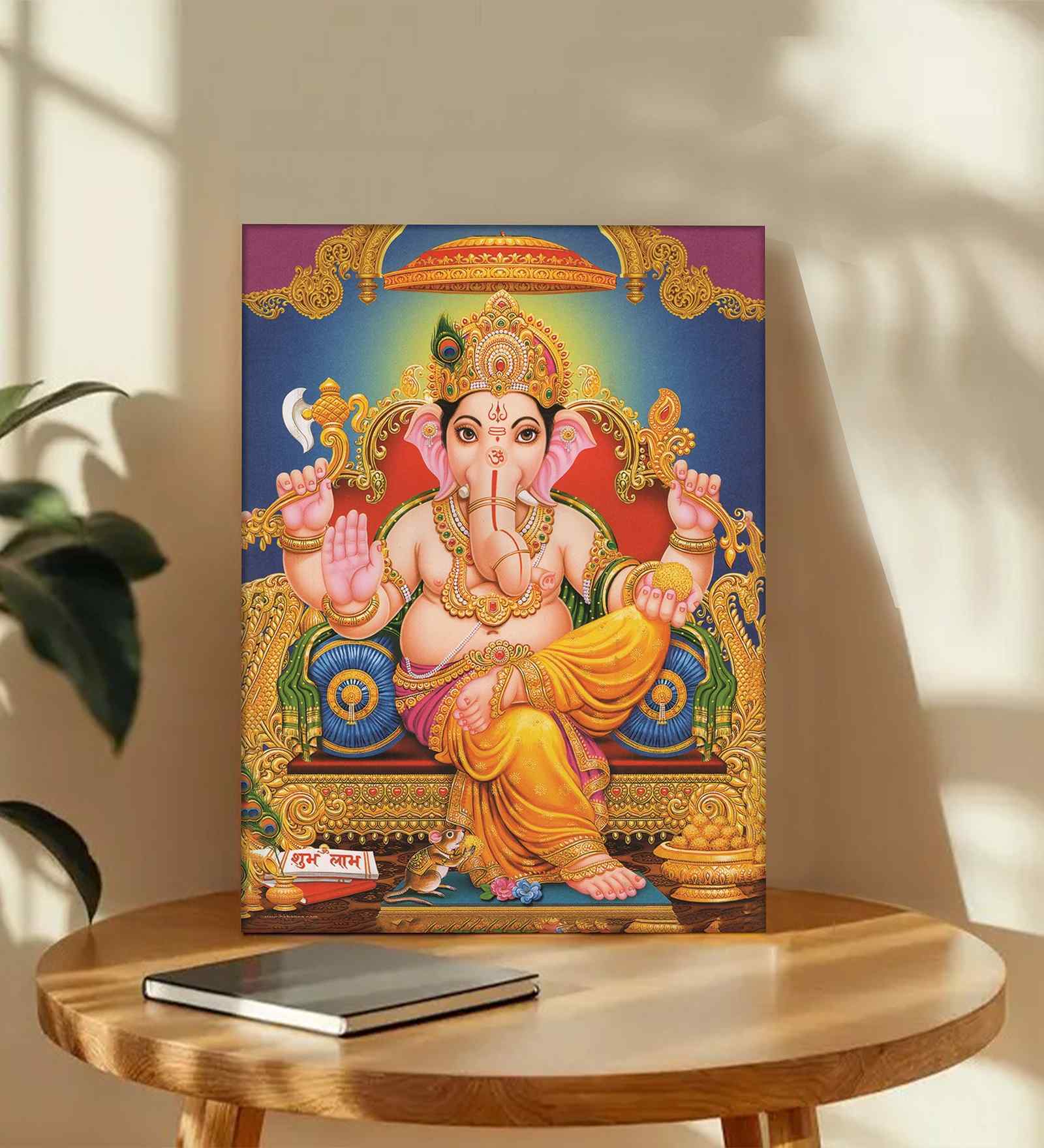 (1Pc) Multicolour Canvas Hindu Spiritual Wall Art