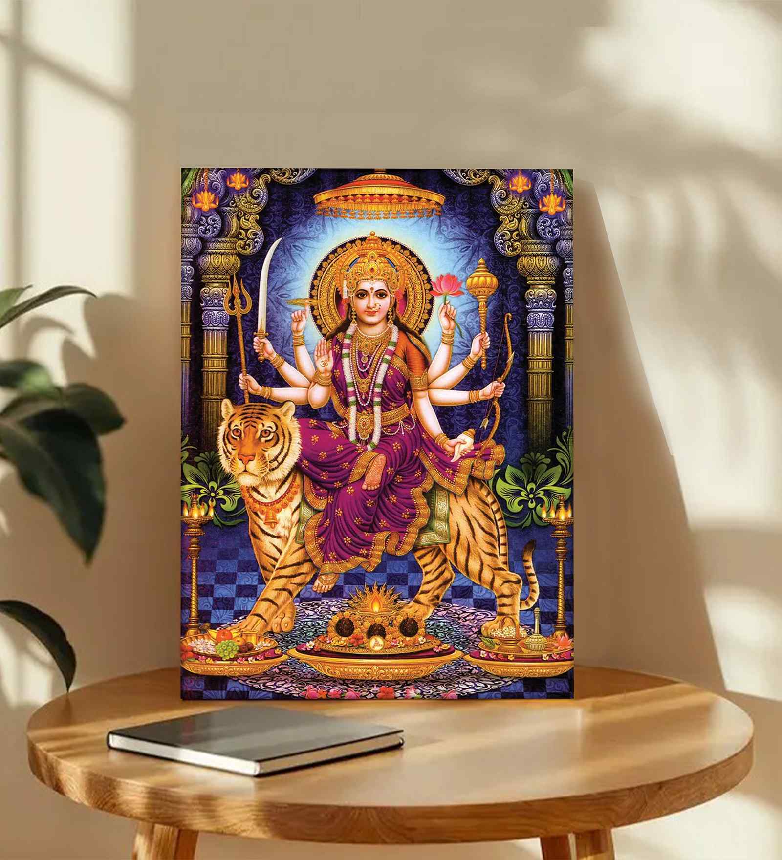 (1Pc) Multicolour Canvas Hindu Spiritual Wall Art