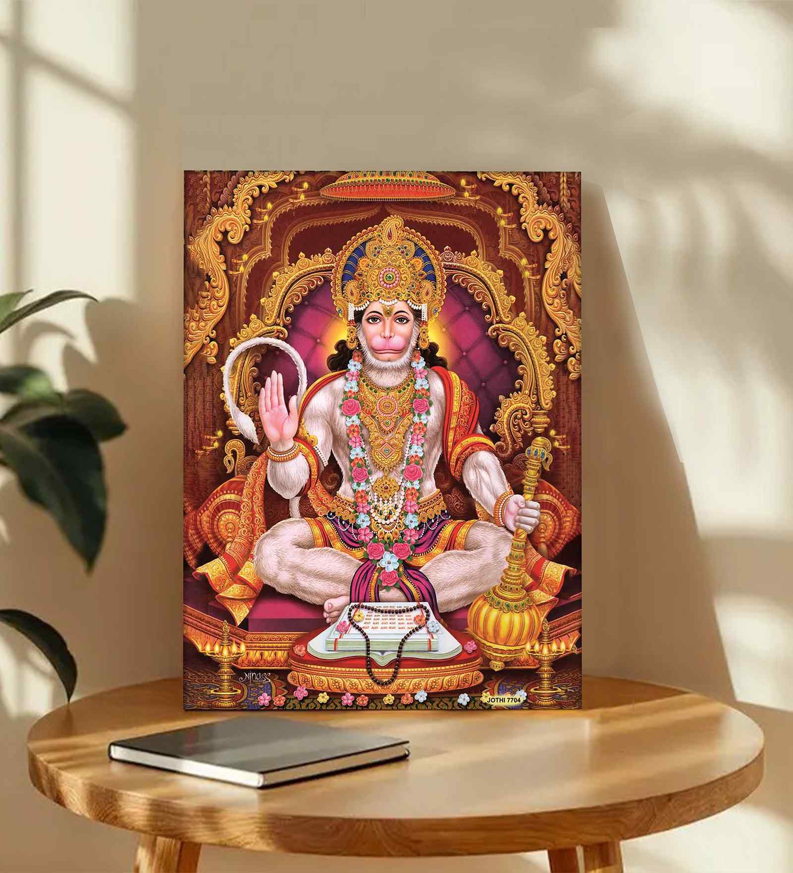 (1Pc) Multicolour Canvas Hindu Spiritual Wall Art