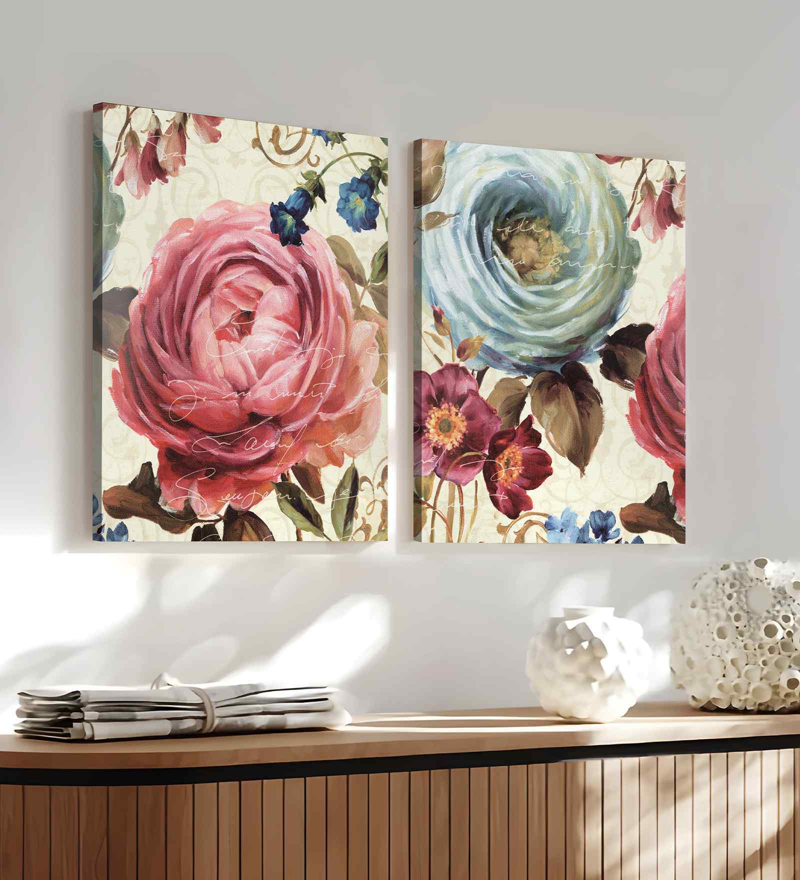(1Pc) Pink Canvas Stretched Decorative Wall Art