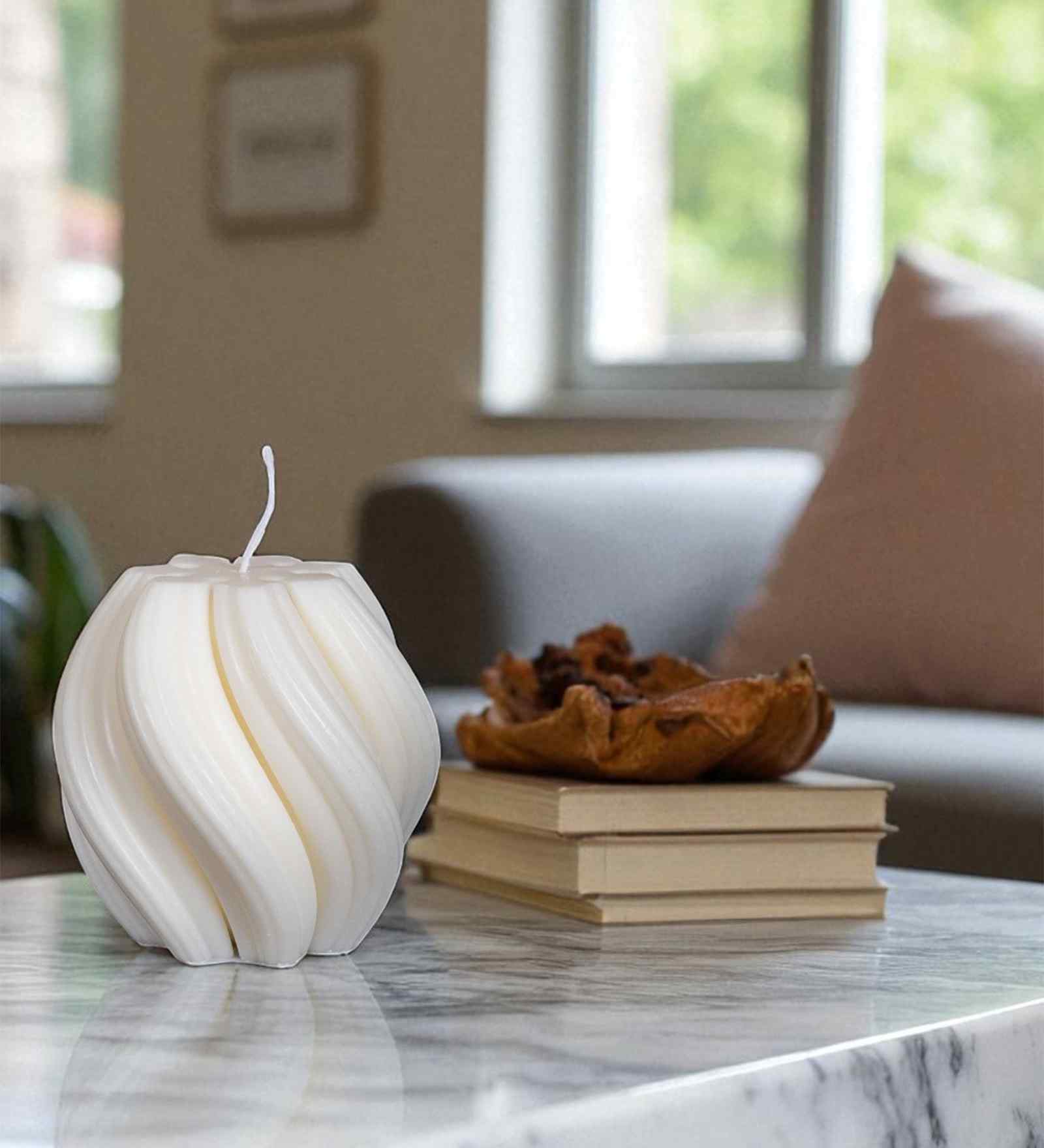 (1Pc) White Soy Wax Cotton Wick Cotton Cloud