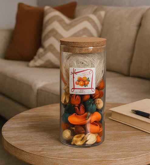 (1Pc) Multicolor Dried Flowers Leaves Seed Fragrance Oils Decorative Potpourri Box Spring Meadow