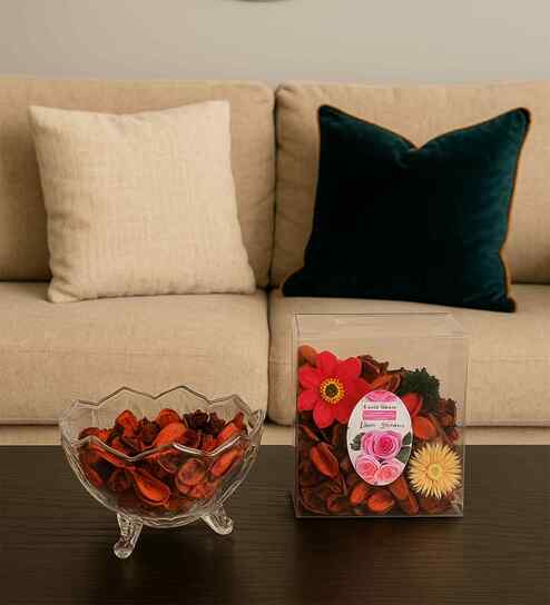 (1Pc) Multicolor Dried Flowers Leaves Seed Pods Fragrance Oils Decorative Potpourri Box Tropical Breeze