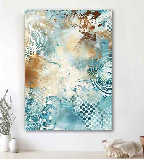 (1Pc) Multicolour Canvas Beautiful Abstract Wall Art