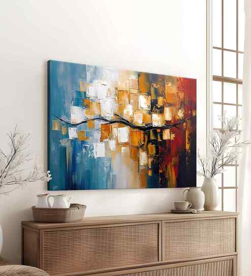 (1Pc) Multicolour Canvas Beautiful Abstract Wall Art