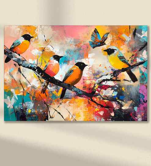 (1Pc) Multicolour Canvas Beautiful Abstract Wall Art