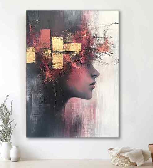 (1Pc) Multicolour Canvas Beautiful Abstract Wall Art