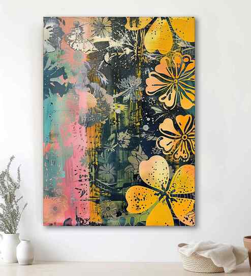 (1Pc) Multicolour Canvas Beautiful Abstract Wall Art