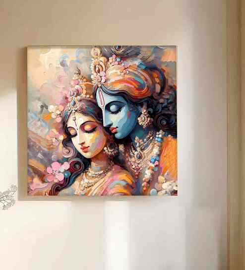 (1Pc) Multicolour Canvas Beautiful Abstract Wall Art
