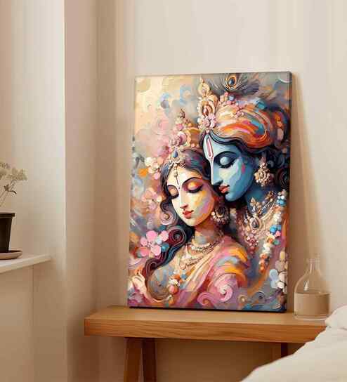 (1Pc) Multicolour Canvas Beautiful Abstract Wall Art