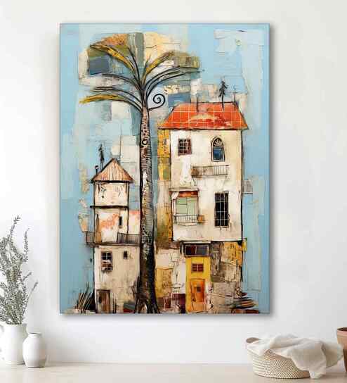 (1Pc) Multicolour Canvas Beautiful Abstract Wall Art