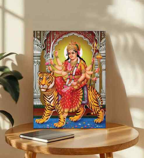 (1Pc) Multicolour Canvas Hindu Spiritual Wall Art