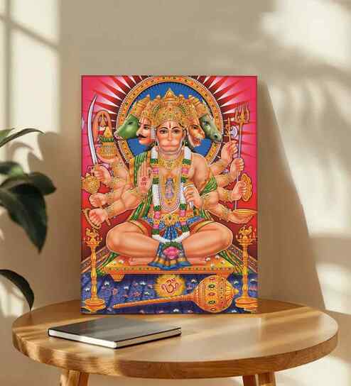 (1Pc) Multicolour Canvas Hindu Spiritual Wall Art