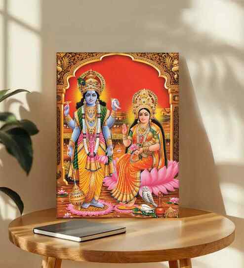 (1Pc) Multicolour Canvas Hindu Spiritual Wall Art