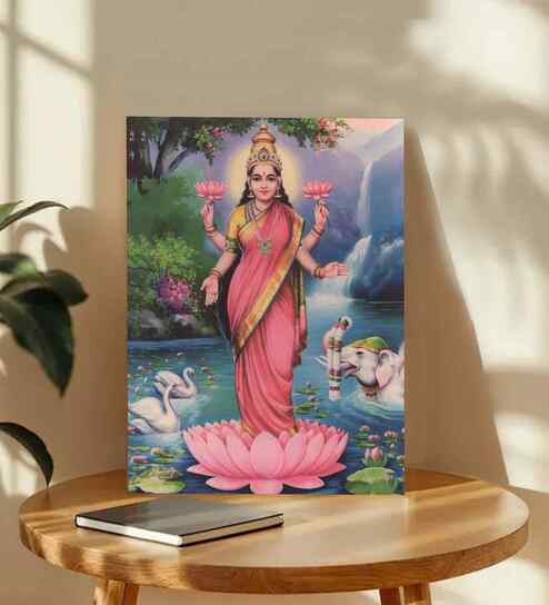 (1Pc) Multicolour Canvas Hindu Spiritual Wall Art