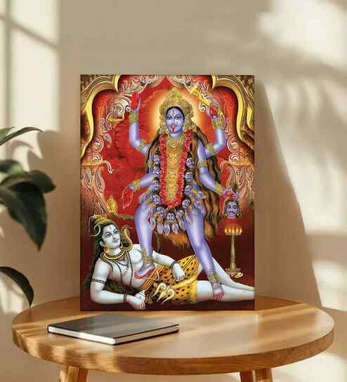 (1Pc) Multicolour Canvas Hindu Spiritual Wall Art