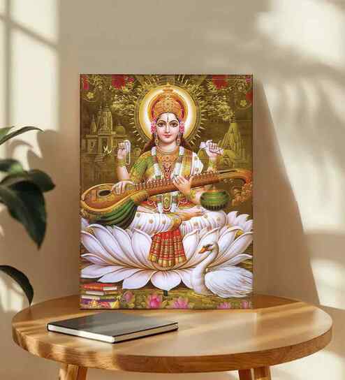(1Pc) Multicolour Canvas Hindu Spiritual Wall Art