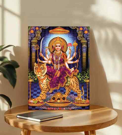 (1Pc) Multicolour Canvas Hindu Spiritual Wall Art