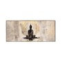 (1Pc) Beige Canvas Framed Buddha Wall Art