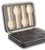 (1Pc) Black Faux Leather Watch Organizer Case for Men Women