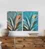 (1Pc) Blue Canvas Beautiful Abstract Wall Art