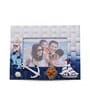 (1Pc) Blue Glass Chequered Photo Frame