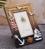 (1Pc) Brown Glass Coastal Charm Frame (1Pc) Brown Glass Coastal Charm Frame