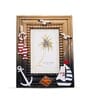 (1Pc) Brown Glass Coastal Charm Frame (1Pc) Brown Glass Coastal Charm Frame