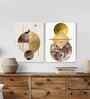 (1Pc) Gold Canvas Beautiful Abstract Wall Art