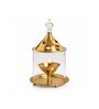 (1Pc) Gold Metal Akhand Jyot Diya