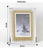 (1Pc) Gold Wooden Golden Glass Photo Frame (1Pc) Gold Wooden Golden Glass Photo Frame