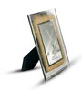 (1Pc) Gold Wooden Golden Glass Photo Frame