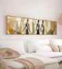 (1Pc) Golden Canvas Framed African Wall Art