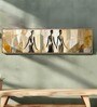 (1Pc) Golden Canvas Framed African Wall Art