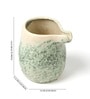 (1Pc) Green Ceramic Decorative Vase For Room Decor Aesthetic