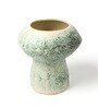 (1Pc) Green Ceramic Vase For Table Decor