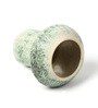 (1Pc) Green Ceramic Vase For Table Decor