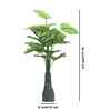 Green 3 Feet Tall Caladium Artificial Plant