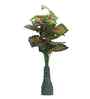 Green 3 Feet Tall Red Caladium Artificial Plant