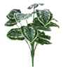 Green Money Plant-Y In Black Pot With White Stones Artificial Plant