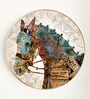 (1Pc) Multicolor Paper Round Horse Wall Art