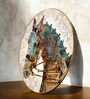 (1Pc) Multicolor Paper Round Horse Wall Art